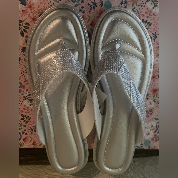 Silver glitter Sandals - Picture 1 of 2